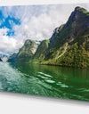 Green Lake Sognefjord Norway - Landscape Canvas Wall Artwork