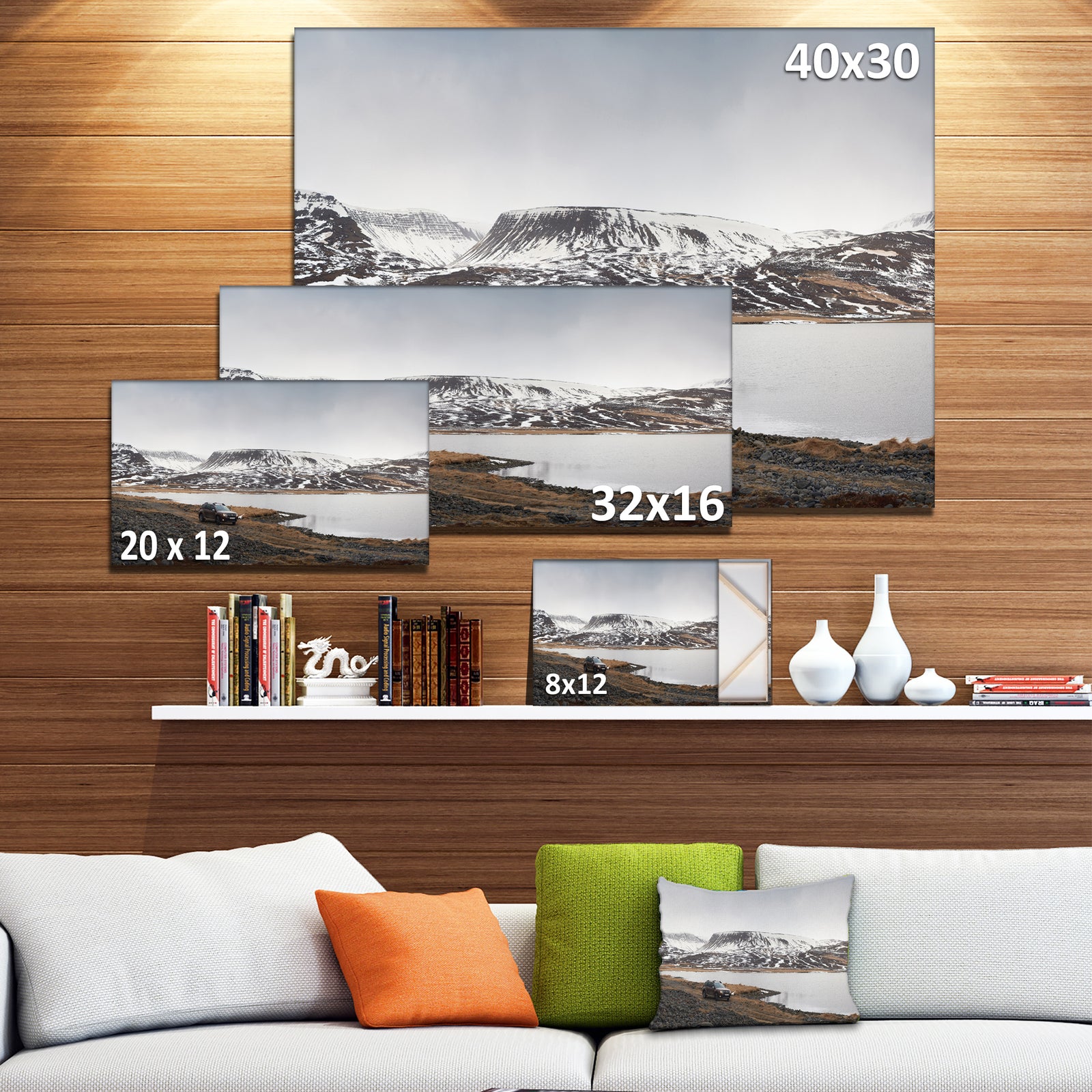 SUV Road Trip Adventure - Landscape Canvas Wall Artwork