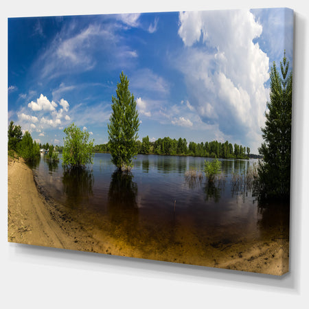 Small Flood Panorama - Landscape Canvas Wall Artwork