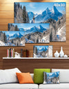 Winter in the Bavarian Alps - Landscape Canvas Wall Artwork