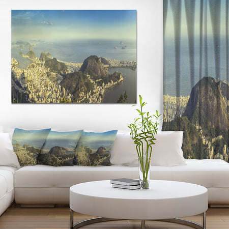 Rio De Janeiro with Copacabana - Landscape Canvas Wall Artwork