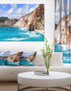 Greek Islands Scenic Beaches - Landscape Canvas Wall Artwork