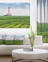 Westerheversand Lighthouse Panorama - Landscape Canvas Wall Artwork