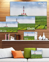 Westerheversand Lighthouse Panorama - Landscape Canvas Wall Artwork