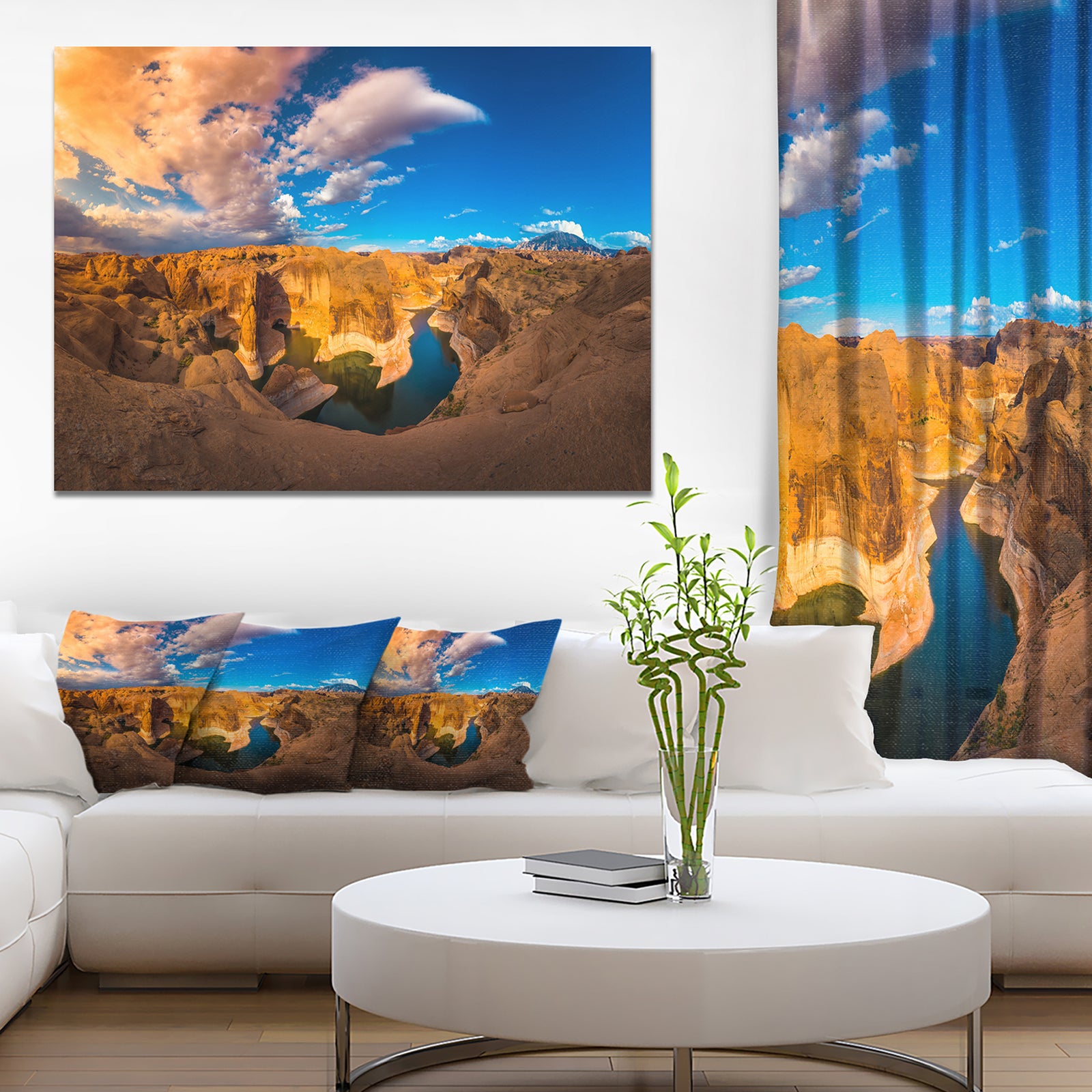 Reflection Canyon Lake Powell - Landscape Canvas Wall Artwork