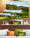 Alone Farmhouse in Meadow - Landscape Canvas Wall Artwork