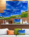 Spring Landscape Green Fields - Landscape Canvas Wall Artwork