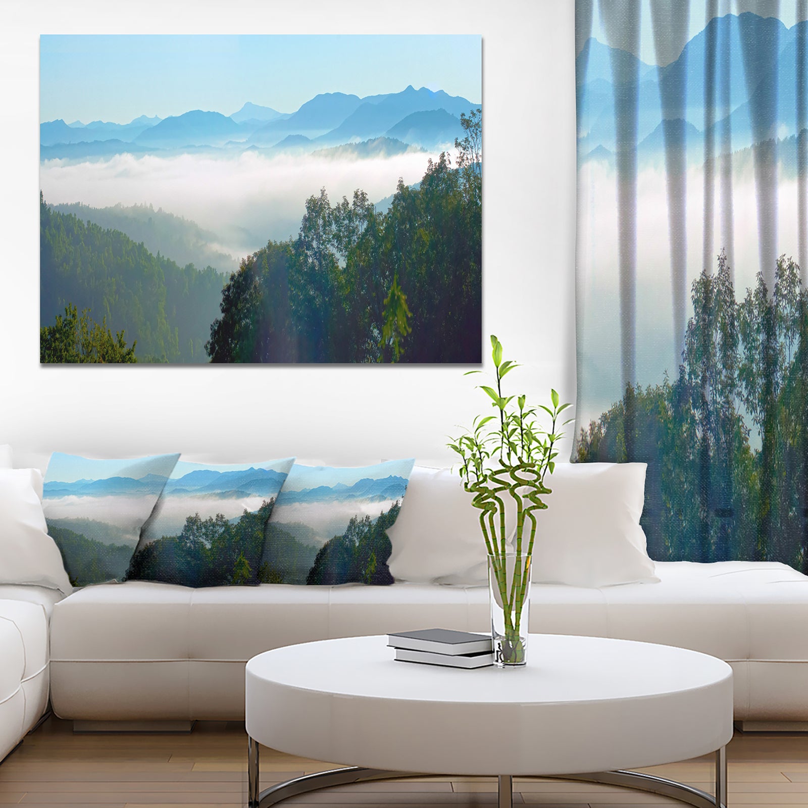 Morning in Blue Ridge Parkway - Landscape Canvas Wall Artwork