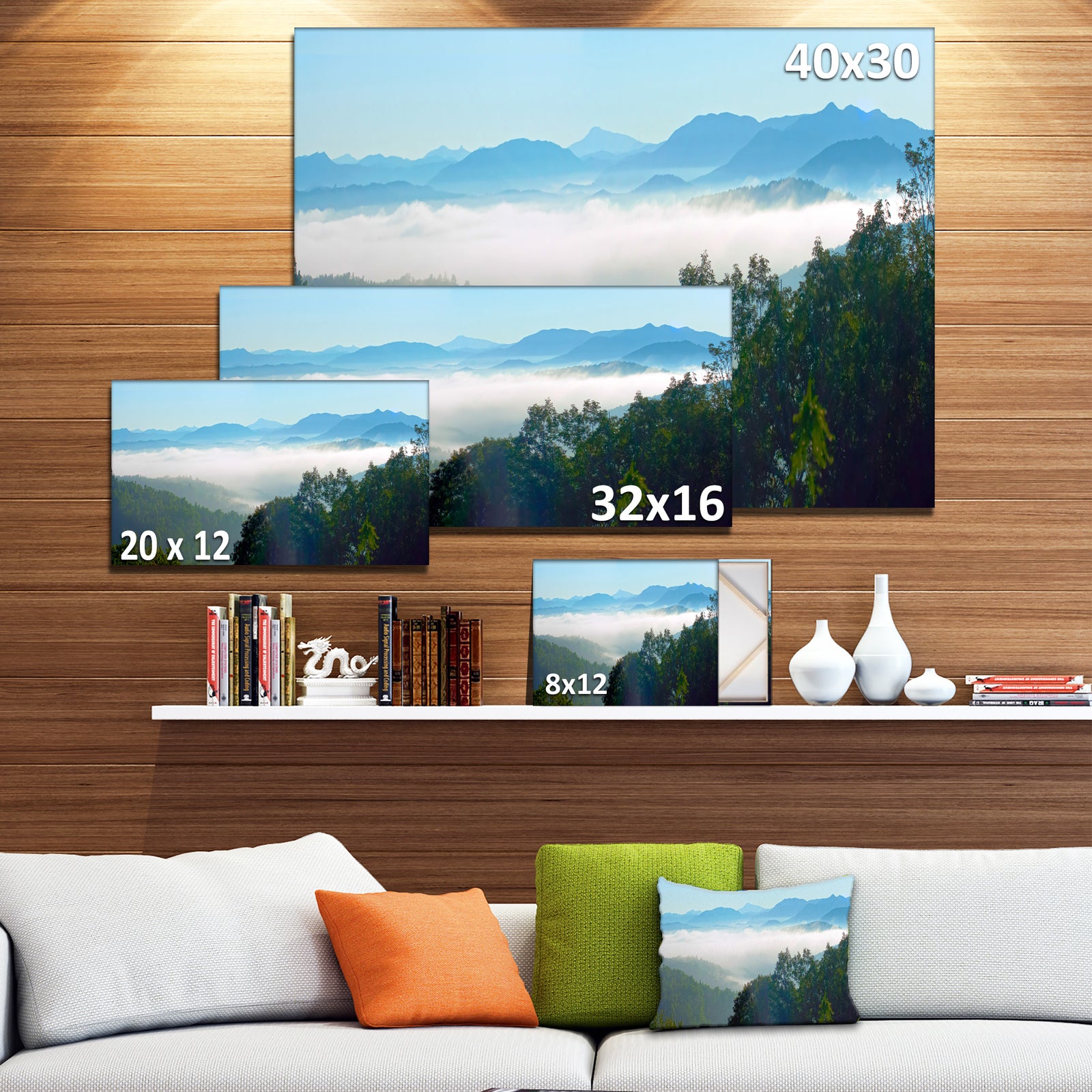Morning in Blue Ridge Parkway - Landscape Canvas Wall Artwork