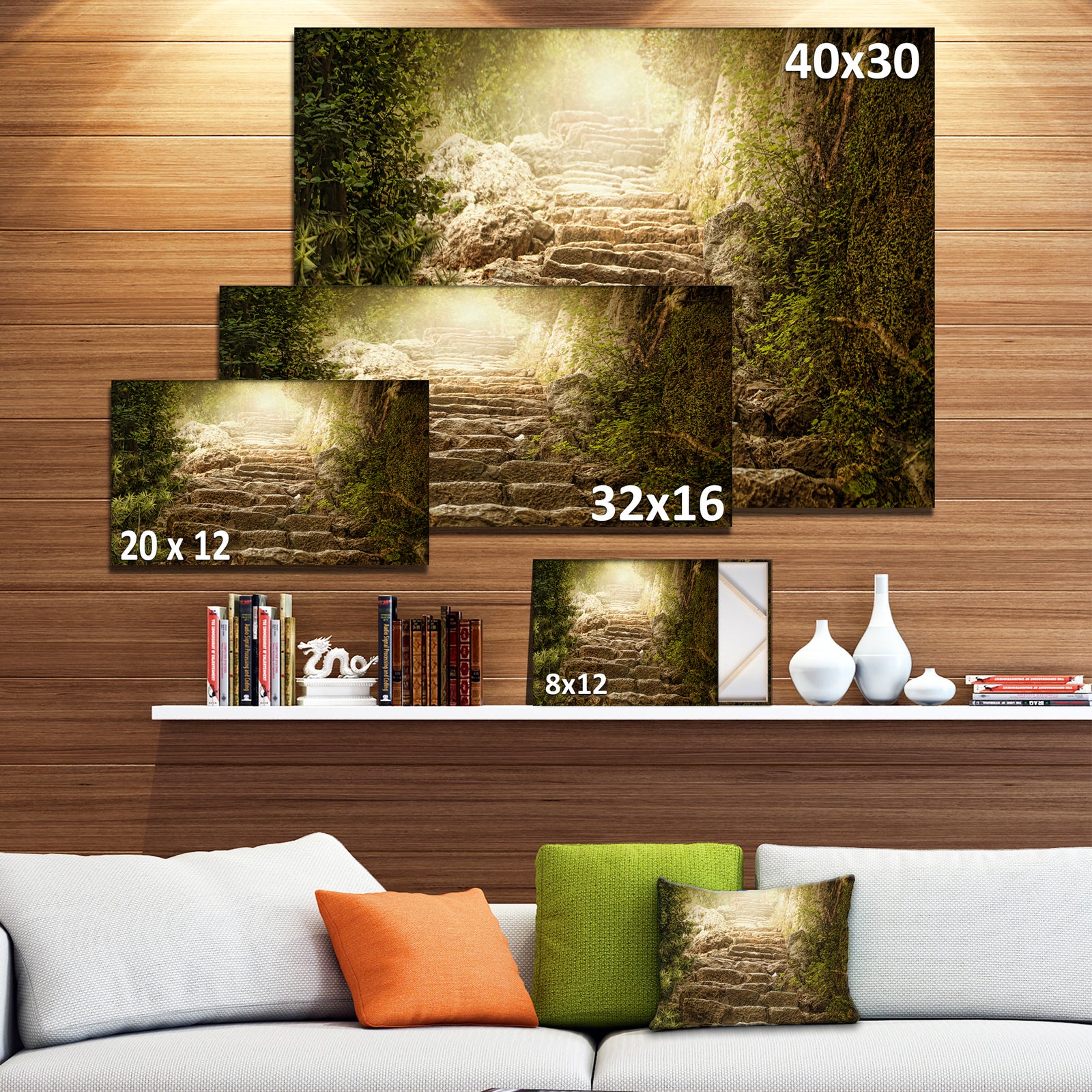 Holy Light and Upstairs - Landscape Canvas Wall Artwork