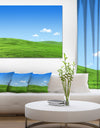 Calm Green Meadow - Landscape Canvas Wall Artwork