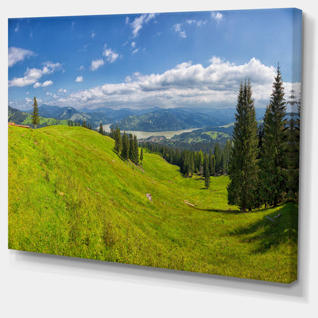 Summer in Ceahlau Mountains - Landscape Canvas Wall Artwork