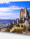 Medieval Loarre Castle Panorama - Landscape Canvas Wall Artwork