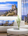 Medieval Loarre Castle Panorama - Landscape Canvas Wall Artwork