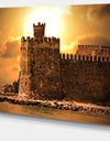 Old Castle at Sunset - Landscape Canvas Wall Artwork