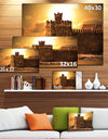 Old Castle at Sunset - Landscape Canvas Wall Artwork