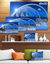 Blue Fantasy Landscape - Landscape Canvas Wall Artwork