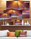 Alien Landscape at Sunset - Landscape Canvas Wall Artwork