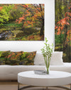 Fall Trees in Bright Colors - Landscape Canvas Wall Artwork