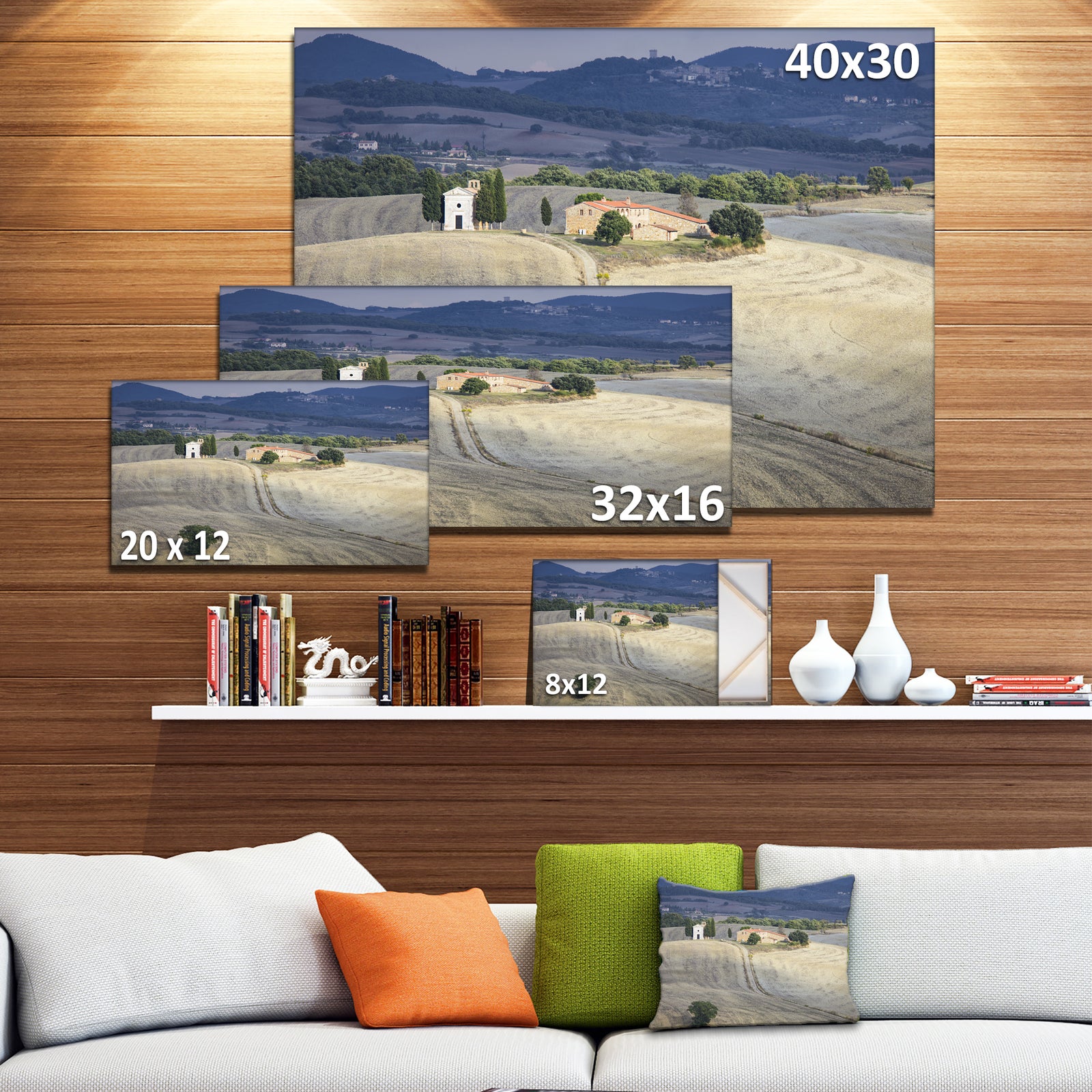 Beautiful Sandy Landscape - Landscape Canvas Wall Artwork