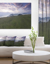 Mountain Plateau at Evening - Landscape Canvas Wall Artwork