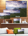 Mountain Plateau at Evening - Landscape Canvas Wall Artwork