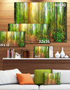 Dense Forest Panorama - Landscape Canvas Wall Artwork