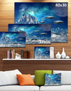 Blue Alien Planet - Landscape Canvas Wall Artwork