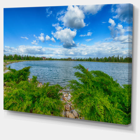 Landscape with Green and Waters - Landscape Canvas Wall Artwork
