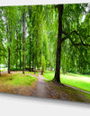 Park in Autumn Panorama - Landscape Canvas Wall Artwork