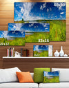 Ideal Summer Meadow Panorama - Landscape Wall Artwork