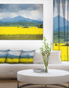 Farm House in Field Of Canola - Landscape Wall Artwork