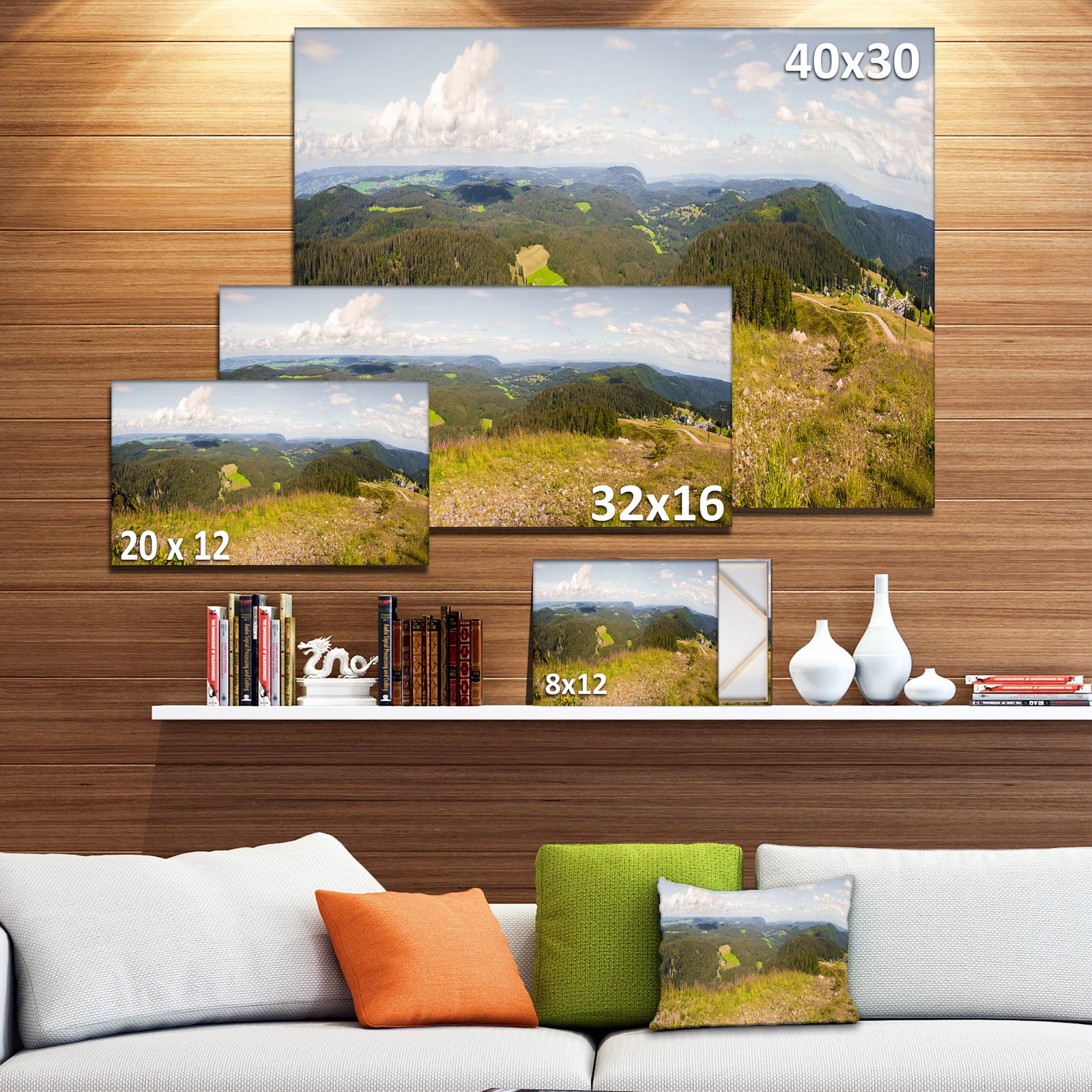 Black Forest Germany Panorama - Landscape Wall Artwork