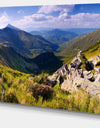 Rocky Summer Hills under Blue Sky - Landscape Wall Artwork