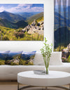 Rocky Summer Hills under Blue Sky - Landscape Wall Artwork