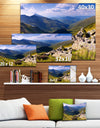 Rocky Summer Hills under Blue Sky - Landscape Wall Artwork