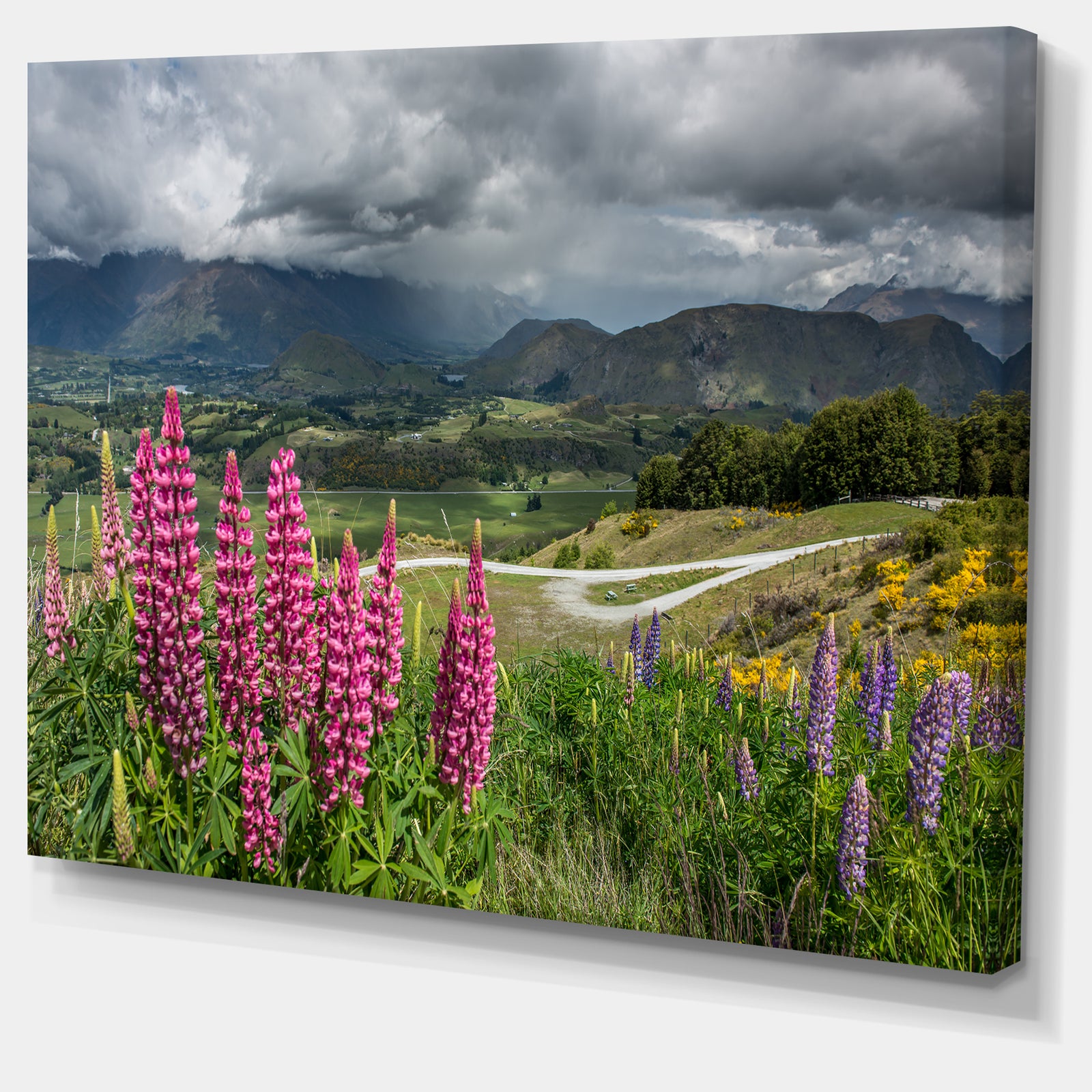 Flowering Landscape of New Zealand - Landscape Wall Artwork