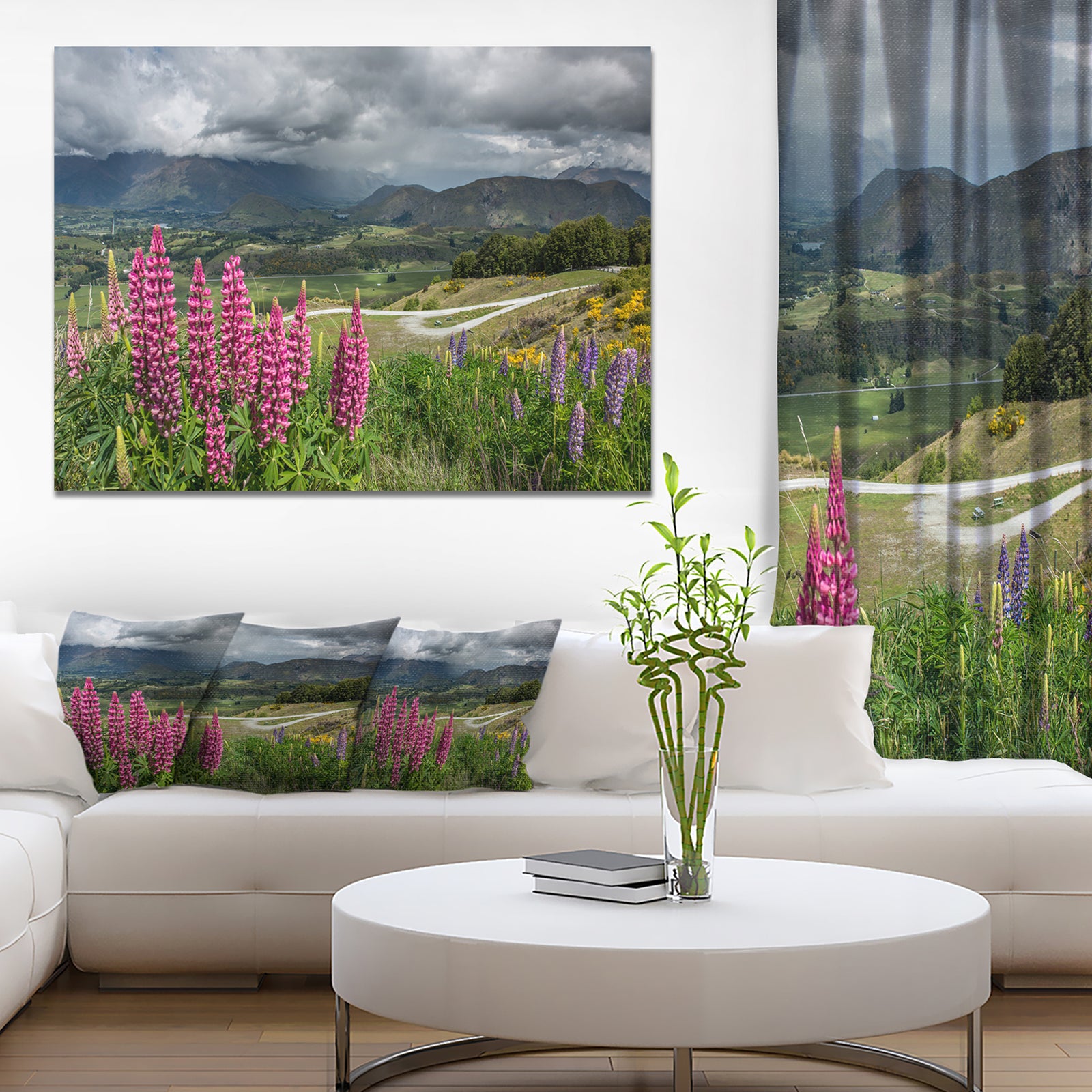 Flowering Landscape of New Zealand - Landscape Wall Artwork