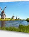 Windmills at Kinderdijk - Landscape Wall Artwork