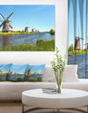 Windmills at Kinderdijk - Landscape Wall Artwork