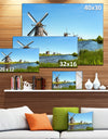 Windmills at Kinderdijk - Landscape Wall Artwork