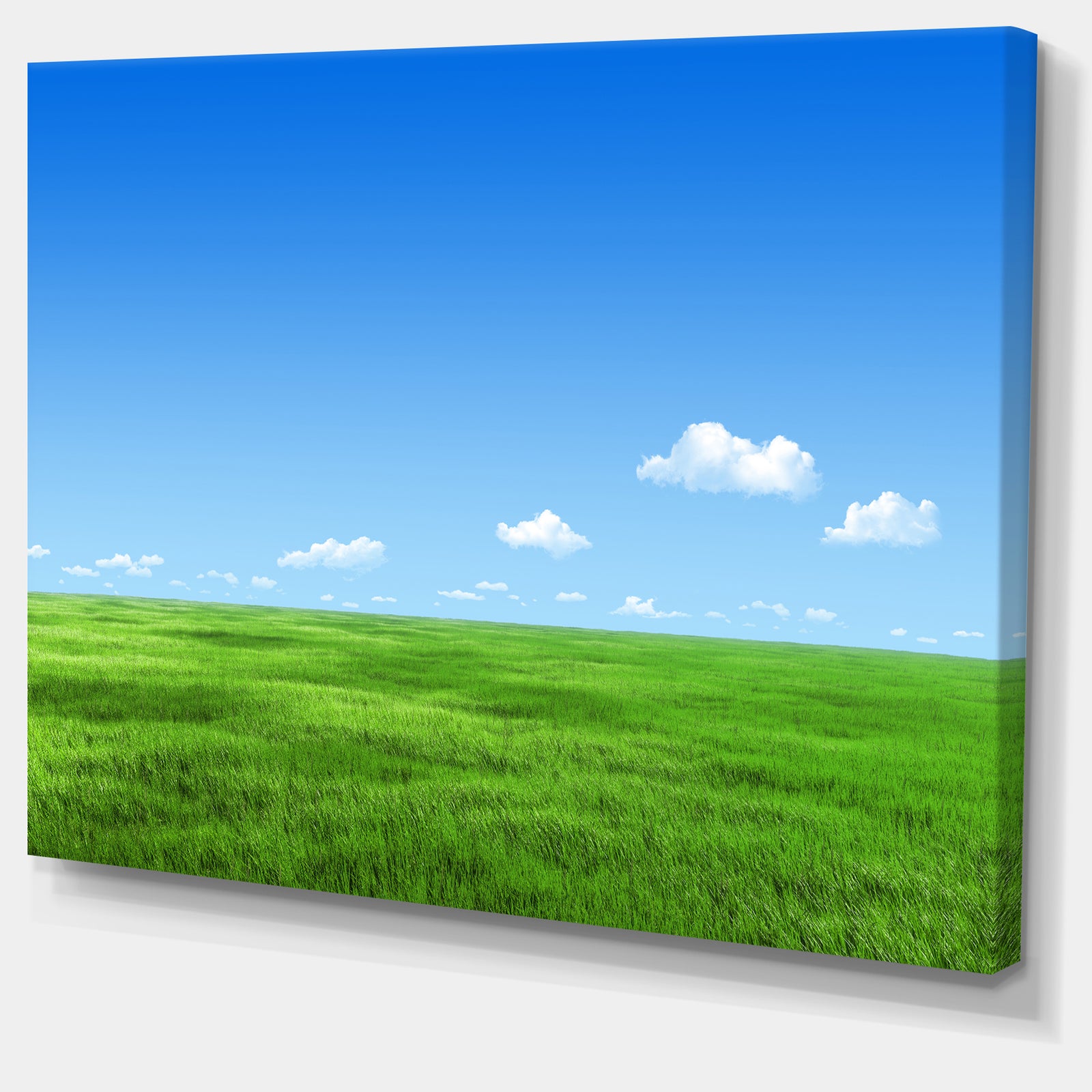 Green Meadow and Blue Sky - Landscape Wall Artwork