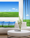 Green Meadow and Blue Sky - Landscape Wall Artwork