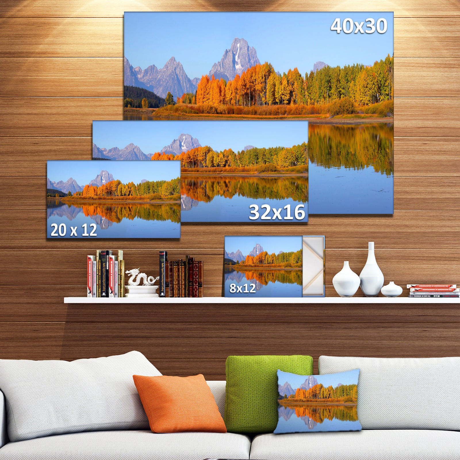 Grand Tetons Panorama - Landscape Wall Artwork