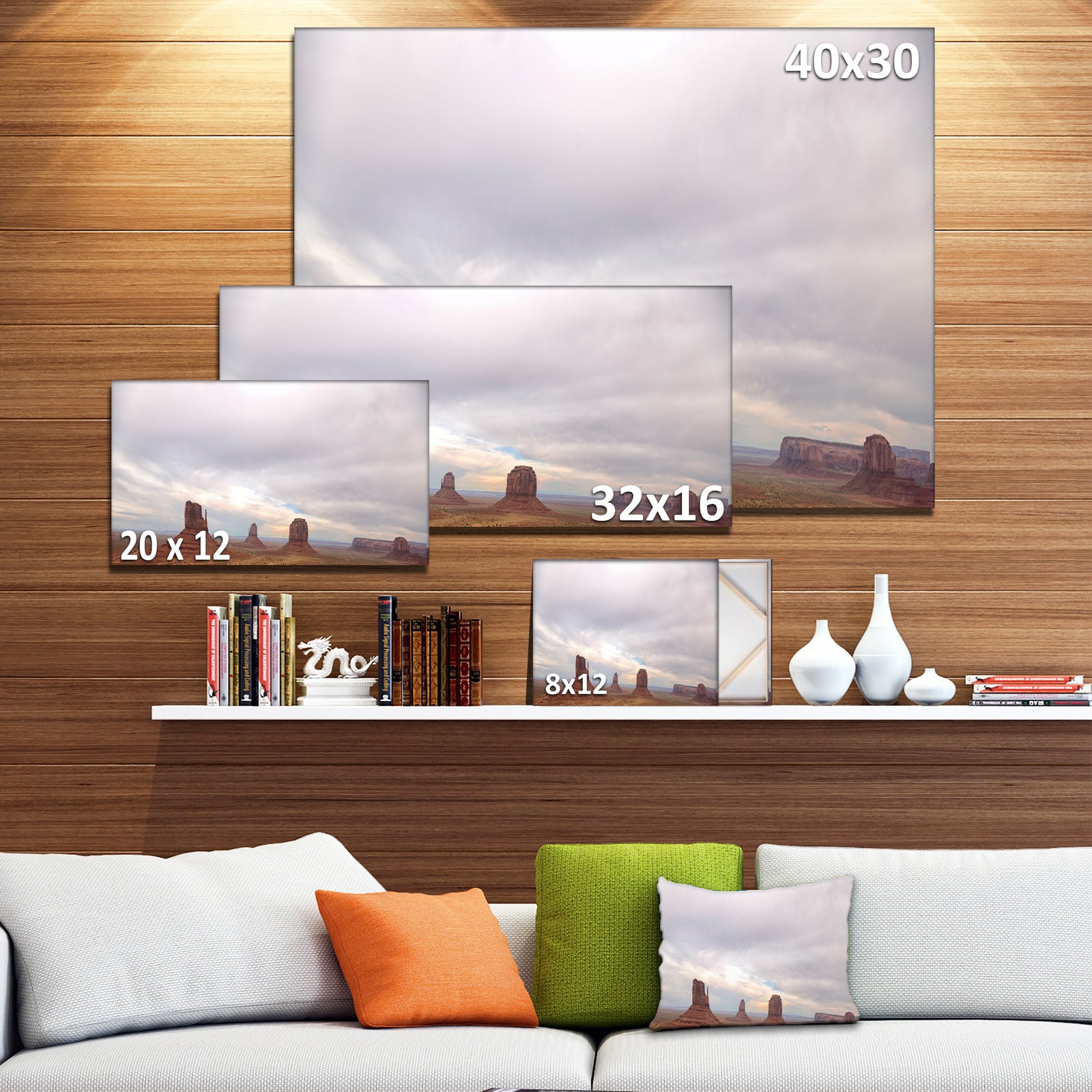 Monument Valley Panorama - Landscape Wall Artwork