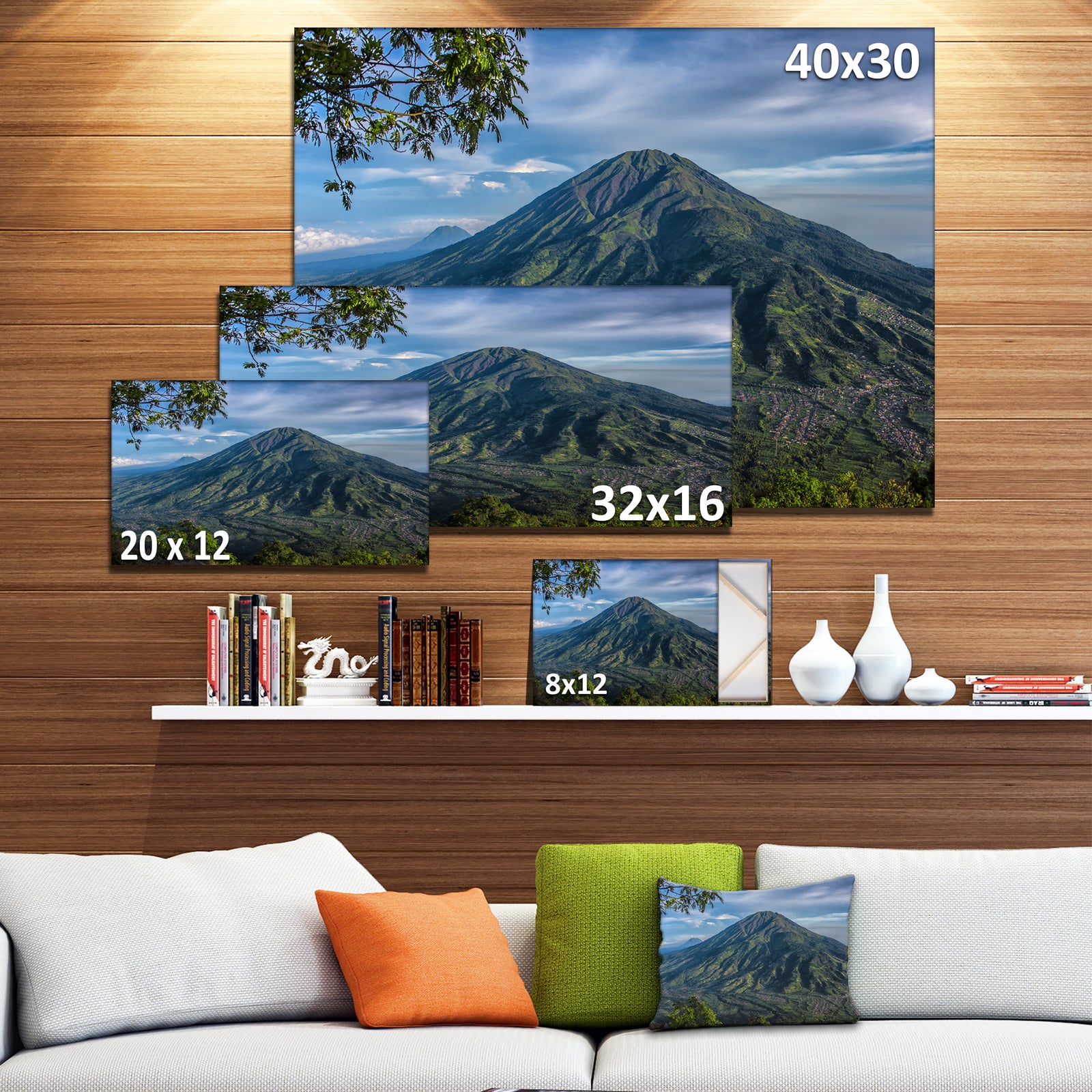 Merbabu Volcano in Java - Landscape Wall Artwork