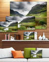 Valley Of Glencoe in Green - Landscape Wall Artwork