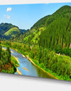 Green Mountains and River - Landscape Wall Artwork