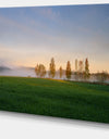 Foggy Early Morning Panorama - Landscape Wall Artwork