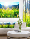 Beautiful Green Nature Wonder - Landscape Wall Artwork